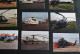 Lot De 20 Photos Couleurs (15 X 10 Cm) Hélicoptères à Identifier Aviation Militaire Chasse Meeting Aérien Civile Sabena - Luftfahrt