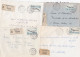 36917# LOT 7 LETTRES FRANCHISE PARTIELLE Obl ALGRANGE MOSELLE 1967 - 1968 Pour METZ - Covers & Documents