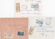 36917# LOT 7 LETTRES FRANCHISE PARTIELLE Obl ALGRANGE MOSELLE 1967 - 1968 Pour METZ - Covers & Documents