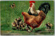 10639906 - Froehliche Ostern Hahn Huhn Kueken Serie 442 - Müller, August - München