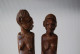 E1 Ancien Couple Buste Africain - Outil Ancien - Ethnique - Tribal H42 - Arte Africana
