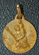 Beau Pendentif Médaille Religieuse Plaqué Or "Saint Christophe" Graveur : Mazzoni - Religion & Esotericism