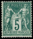 ** N°64 5c Vert - TB - 1876-1878 Sage (Type I)