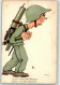 39496706 - Soldat Karikatur Humor Sign. Alfredo Feldpost Feldbatterie 38 - Other & Unclassified