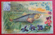 CP Souvenir Du 1er Avril Poissons Bateau Et Fleurs France Voyagee Used Postcard B289 - Erster April