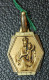 Médaille Religieuse Plaqué Or Années 30 "N-D Du Scapulaire / Sacré-Coeur" - Religión & Esoterismo