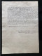 Tract Presse Clandestine Résistance Belge WWII WW2 'Excellence, Ayant Pris...' Printed On Both Sides Of The Sheet - Documents