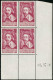 ** N°305 1F50 Rose, Bloc De 4 CD 9/5/35 - TB - Andere & Zonder Classificatie