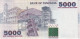 BILLETE DE TANZANIA DE 5000 SHILINGI DEL AÑO 2003 EN CALIDAD EBC (XF) (BANKNOTE) - Tanzanie