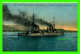 SHIP, BATEAU, GUERRE " DIDEROT " DREADNOUGHT, CUIRASSÉ D'ESCADRE - MARINE DE GUERRE - LL. - ÉCRITE - - Warships