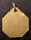 Belle Médaille Religieuse Plaqué Or Art Déco - Années 30 "Sainte Thérèse De L'Enfant Jésus - Lisieux" - Religious Medal - Religion & Esotérisme