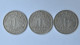 3 Pièces Aluminium De Lucien Bazor De 1 Francs Etat Français 1943 - 1 Franc