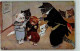 13950306 - Katzen Vermenschlicht Verdiente Strafe TSN Serie 962 - Thiele, Arthur