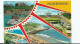 Kent Postcard Folkstone Multiview Vintage. Posted 1982 Colourmaster - Folkestone