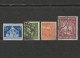 Lot 10 Timbres Allemagne Deutsches Reich 1936 Mi 620 Année 1921 167 - 169 Agriculture 1943 - 861 - 855 Année 1944 891 - Other & Unclassified