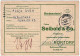Company Postcard Nortorf Seibold & Co. Bees Honey Beekeeping Pharmacy Seal Duisburg 29.8.1962 - Autres & Non Classés