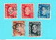 18 Timbres Norvège 8 Timbres Roi Haakon VII Et 10 Timbres Roi Olav V - Otros & Sin Clasificación