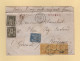 Type Sage - Brive - Correze - 1 Sept 1882 - Valeur Declaree - 1877-1920: Semi-moderne Periode