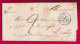 CURSIVE 37 BARRAUX ISERE CAD TYPE 15 LE TOUVET POUR MESLAY MAYENNE 1849 LETTRE - 1801-1848: Précurseurs XIX