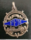 Magnifique Médaille Pendentif De Motard Argent Poinçonné "Fédération Française De Motocyclisme / FFM" Moto - Motorfietsen