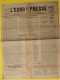 3 N° De L'Echo De La Presse De 1931. Pharmaciens De France Législation Des Stupéfiants - Sonstige & Ohne Zuordnung