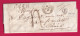 CAD TYPE 15 CHATEAU RENNARD LOIRET BOITE RURALE B DOUCY TAXE TAMPON 4 POUR PARIS MENTION POIDS 8GR 1/2 LETTRE - 1801-1848: Précurseurs XIX