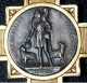 Magnifique Pendentif Médaille Croix Pectorale Religieuse Métal Doré "Catacombe De St Calixte à Rome" Religious Medal - Religion & Esotericism