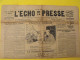 3 N° De L'Echo De La Presse De 1931. Pharmaciens De France CNPF Toxiques Jurisprudence - Andere & Zonder Classificatie