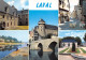 LAVAL La Cour Interieure Du Chateau Le Vieux Pont Et Le Chateau 17(scan Recto-verso) MA2247 - Laval
