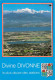 DIVONNE LES BAINS Panorama Sur Le Lac Leman Et La Chaine Du Mont Blanc 23(scan Recto-verso) MA2264 - Divonne Les Bains