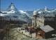 12257372 Zermatt VS Kulmhotel Station Gornergrat Mit Matterhorn Dent Blanche  - Other & Unclassified