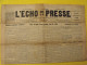 Delcampe - 3 N° De L'Echo De La Presse De 1931-1936. Pharmaciens De France CNPF Réglementation - Altri & Non Classificati