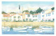 ILE DE Ré   Ars En Ré   Aquarelle D'aprés Philippe DESCHAMPS   9 (scan Recto-verso)MA2287Ter - Ile De Ré