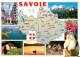 Albertville   Chambery Modane Moutiers Carte Map Plan Du Département De La Savoie 32 (scan Recto-verso)MA2288Ter - Albertville