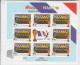 GUYANA 1998 FOOTBALL WORLD CUP 8 STAMPS AND 8 SHEETLETS OVERPRINT - 1998 – France