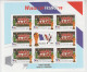 Delcampe - GUYANA 1998 FOOTBALL WORLD CUP 8 STAMPS AND 8 SHEETLETS OVERPRINT - 1998 – Francia