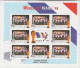 Delcampe - GUYANA 1998 FOOTBALL WORLD CUP 8 STAMPS AND 8 SHEETLETS OVERPRINT - 1998 – France