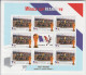 Delcampe - GUYANA 1998 FOOTBALL WORLD CUP 8 STAMPS AND 8 SHEETLETS OVERPRINT - 1998 – France