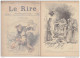 C1 LE RIRE Janvier 1895 AFFAIRE DREYFUS Caricatures HEIDBRINCK Et KIKERIKI Judaica PORT INCLUS France - 1801-1900