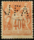 R1311/3031 - FRANCE - SAGE TYPE II N°94 Perforé " JFA " Oblitéré - 1876-1898 Sage (Tipo II)