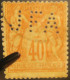 R1311/3031 - FRANCE - SAGE TYPE II N°94 Perforé " JFA " Oblitéré - 1876-1898 Sage (Type II)