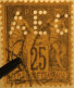 Delcampe - R1311/3034 - FRANCE - TIMBRES AU TYPE SAGE Oblitérés Et Perforés : STL-VAC-SC-VP-CC-AEC-MWc-STL-LE-AEC-SG-STL - 1876-1898 Sage (Type II)