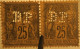 R1311/3035 - FRANCE - SAGE TYPE II (PAIRE) N°97 Timbres Oblitérés Et Perforé " BP " >>> Double Perforation BP à Gauche - 1876-1898 Sage (Type II)