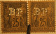 R1311/3035 - FRANCE - SAGE TYPE II (PAIRE) N°97 Timbres Oblitérés Et Perforé " BP " >>> Double Perforation BP à Gauche - 1876-1898 Sage (Tipo II)