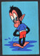 Postcard - 1980 - Humor - Monkey Caricature - L' Hilarante Famille - Humor