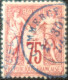 R1311/3036 - FRANCE - SAGE TYPE I N°71 Avec CàD BLEU De Commercy (Meuse) - 1876-1878 Sage (Tipo I)