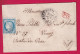 N°60 TARIF FRONTALIER GC 3554 ST CLAUDE JURA POUR VEVEY CANTON DE VAUD SUISSE LETTRE - 1849-1876: Klassik