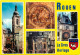 ROUEN Le Gros Horloge Et La Fontaine 12(scan Recto-verso) MC2491 - Rouen