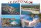 LE CAP D AGDE 19(scan Recto-verso) MC2480 - Agde