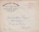 1938--lettre PARIS 123  Pour ROYAN-17 ,EMA ,cachet Date 5-8-1938-Pub Manufactures Des Glaces & Produits Chimiques - 1921-1960: Modern Period